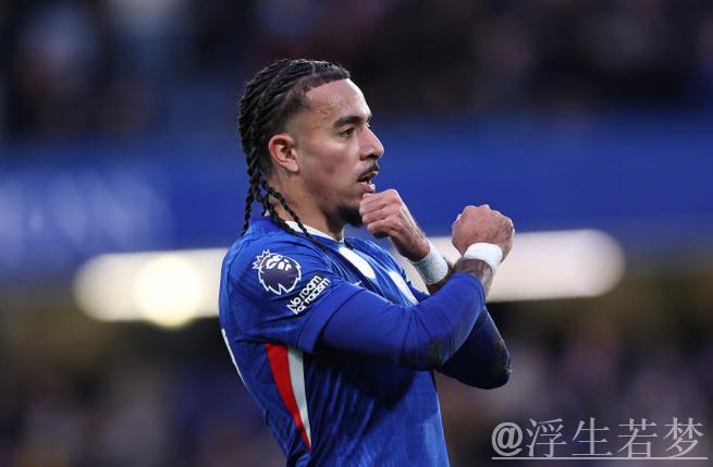 切尔西2-0战胜埃弗顿 古斯托传射帕尔默建功